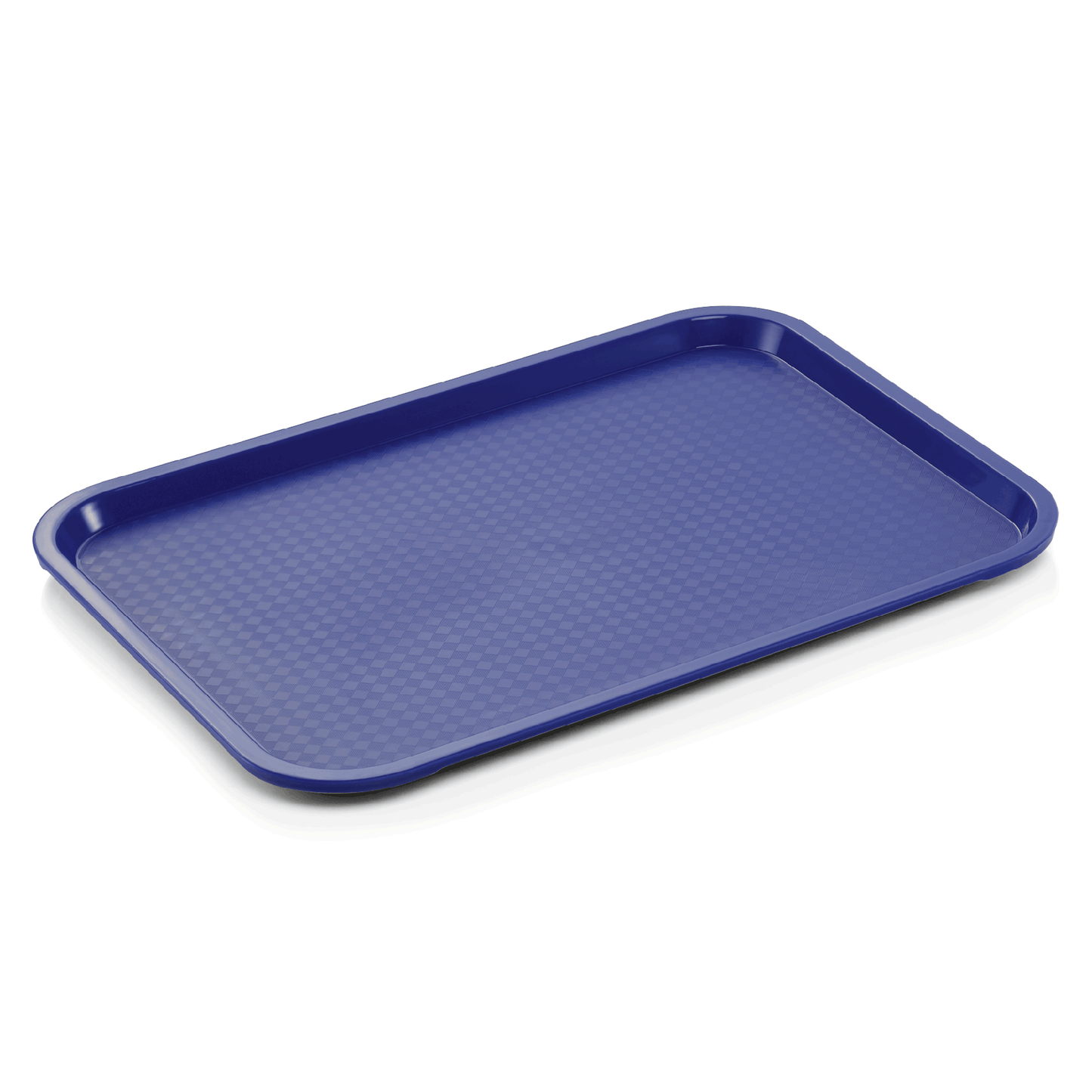 Fast Food Tablett, 35 x 27 x 2 cm, blau Polypropylen 