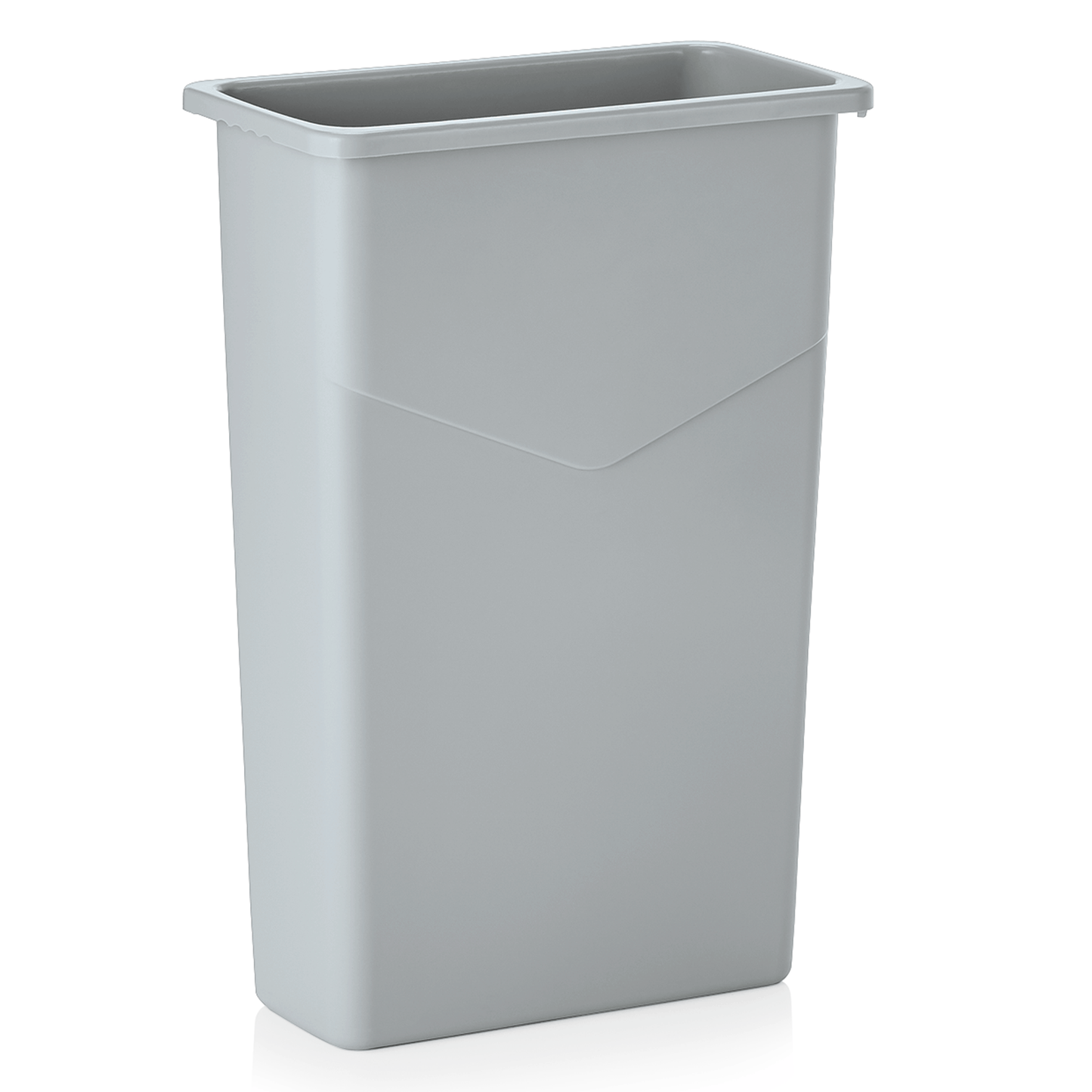 Abfallbehälter, 75 ltr., 51 x 27 x 75 cm, grau, Polypropylen 