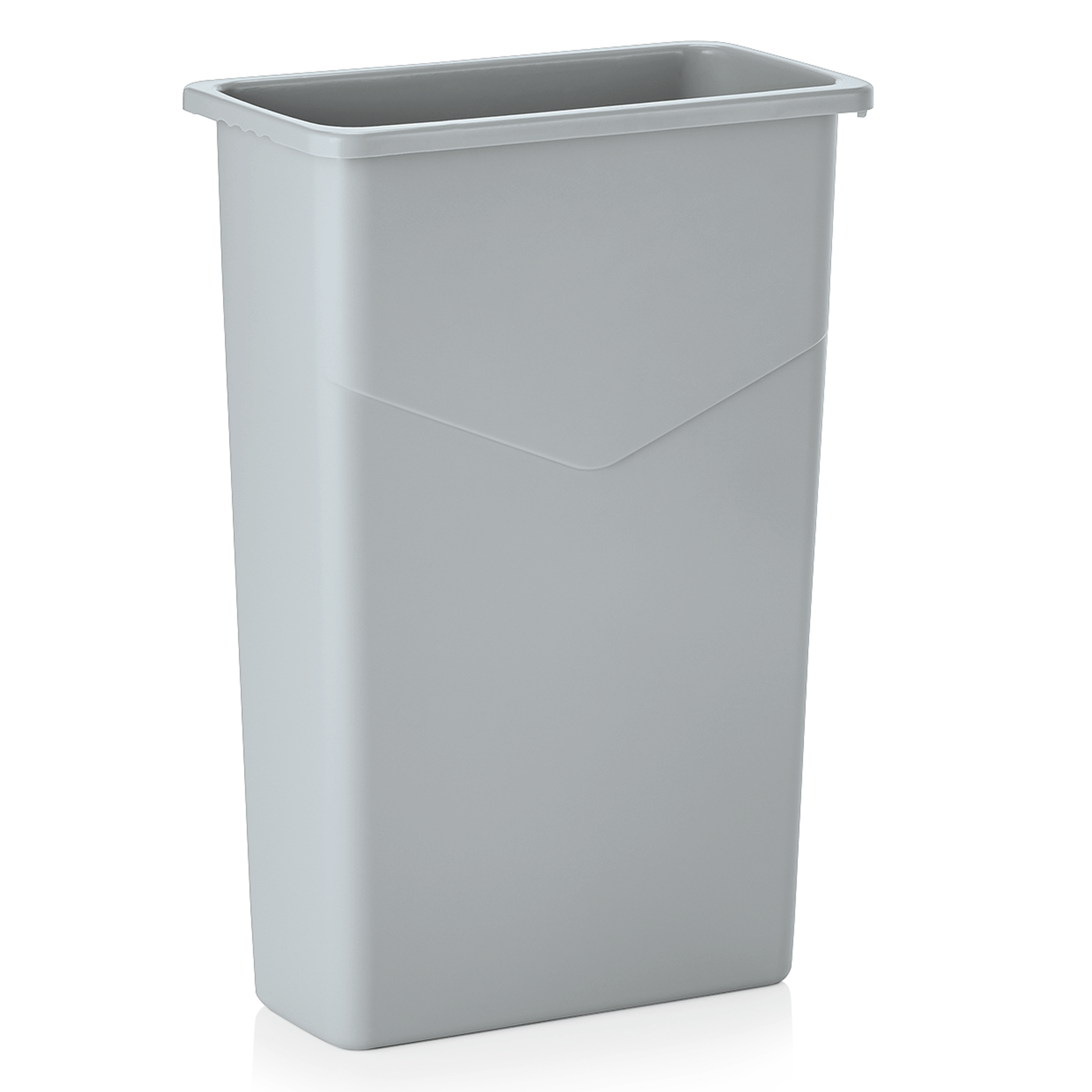 Abfallbehälter, 75 ltr., 51 x 27 x 75 cm, grau, Polypropylen 