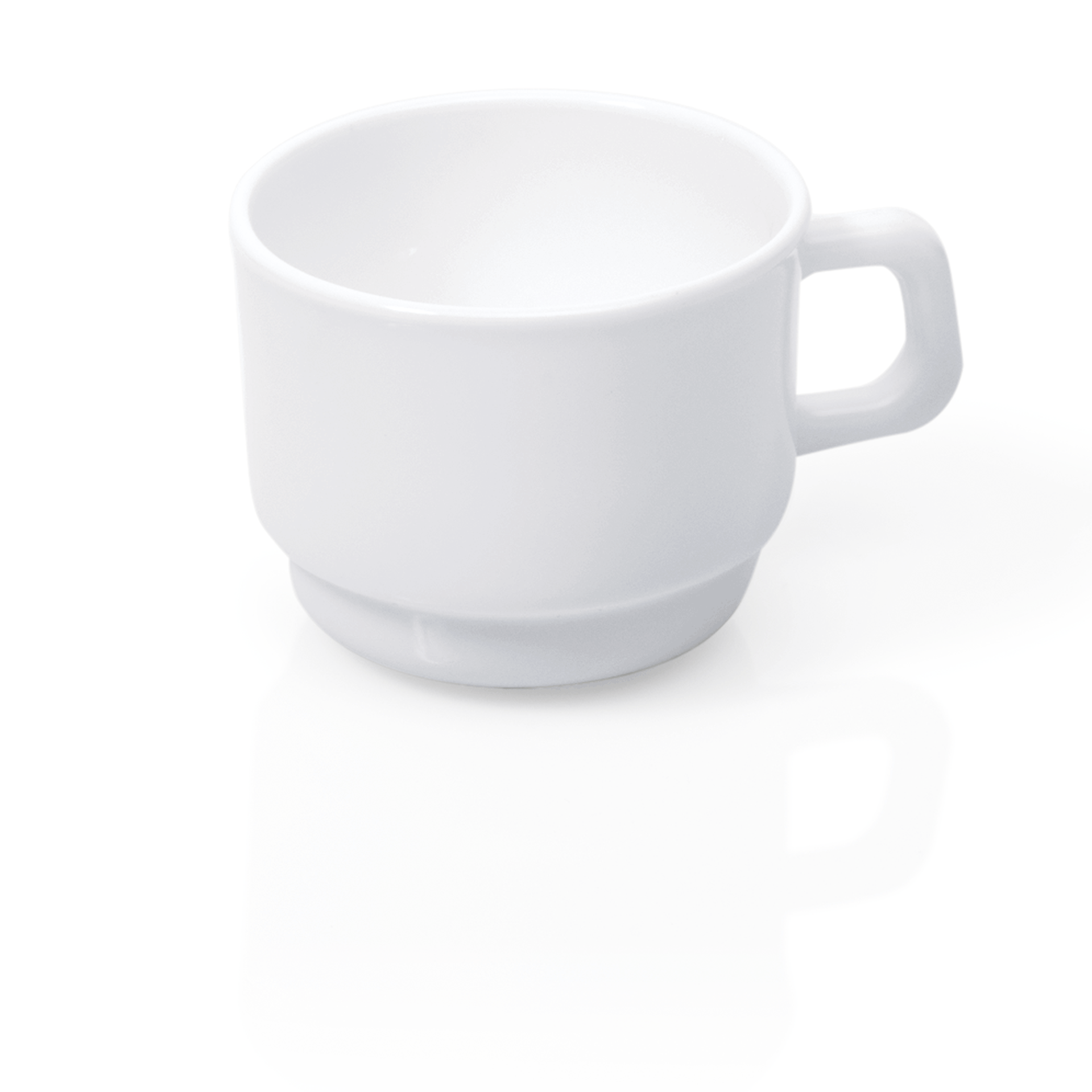 Obertasse Set PURO Uni, 180 ml, Set á 6 Stück, Opalglas  