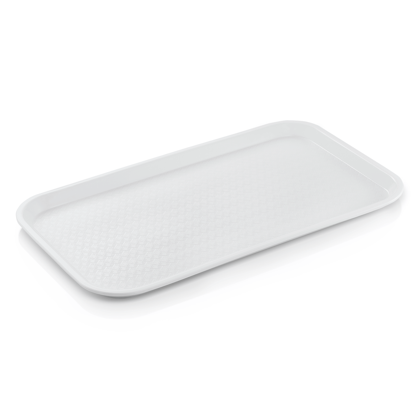 Fast Food Tablett GN 1/1, 53 x 32,5 x 2 cm, weiß, Polypropylen 