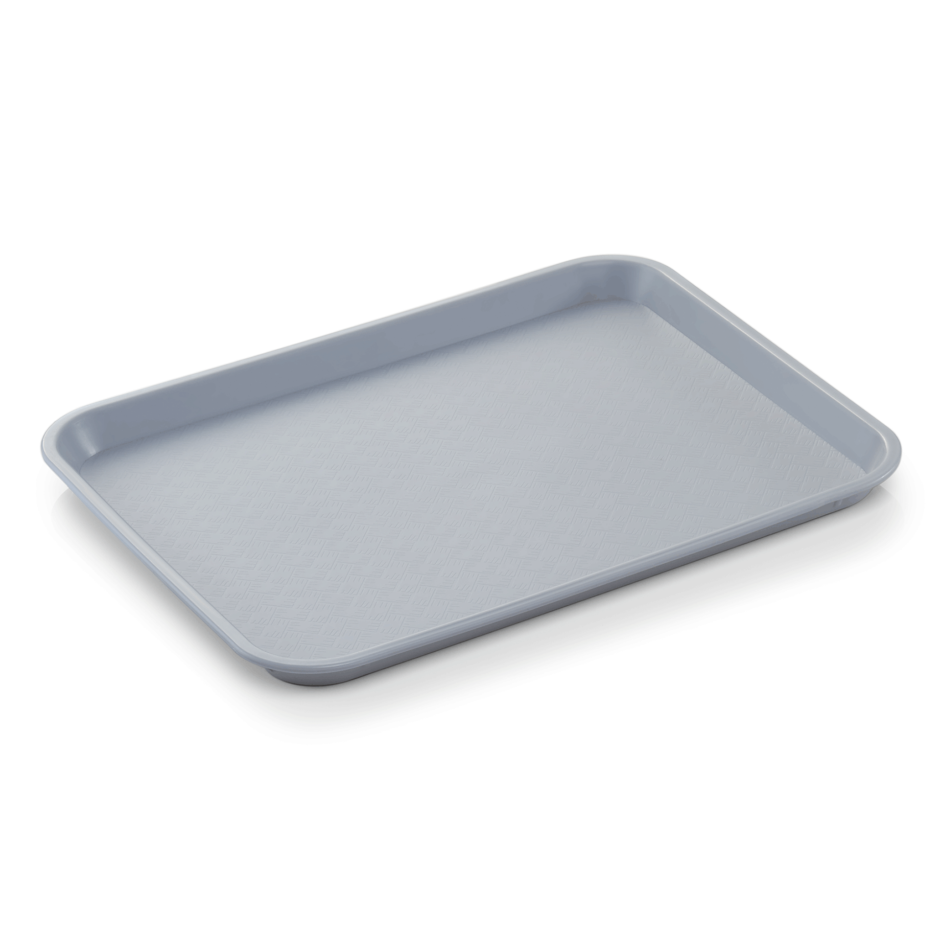 Fast Food Tablett GN 1/2, 32,5 x 26,5 x 2 cm, lichtgrau, Polypropylen 