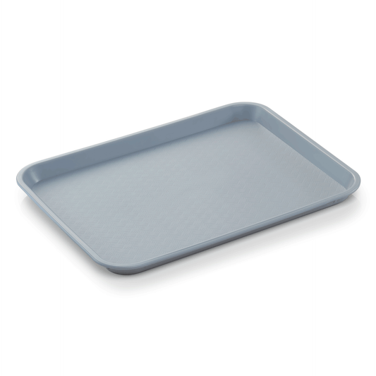 Fast Food Tablett GN 1/2, 32,5 x 26,5 x 2 cm, lichtgrau, Polypropylen 