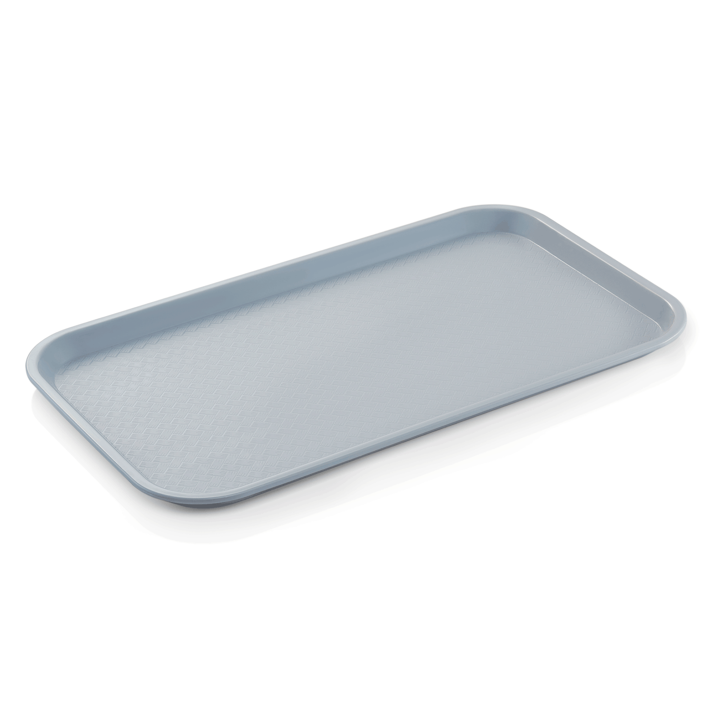 Fast Food Tablett GN 1/1, 53 x 32,5 x 2 cm, lichtgrau, Polypropylen 