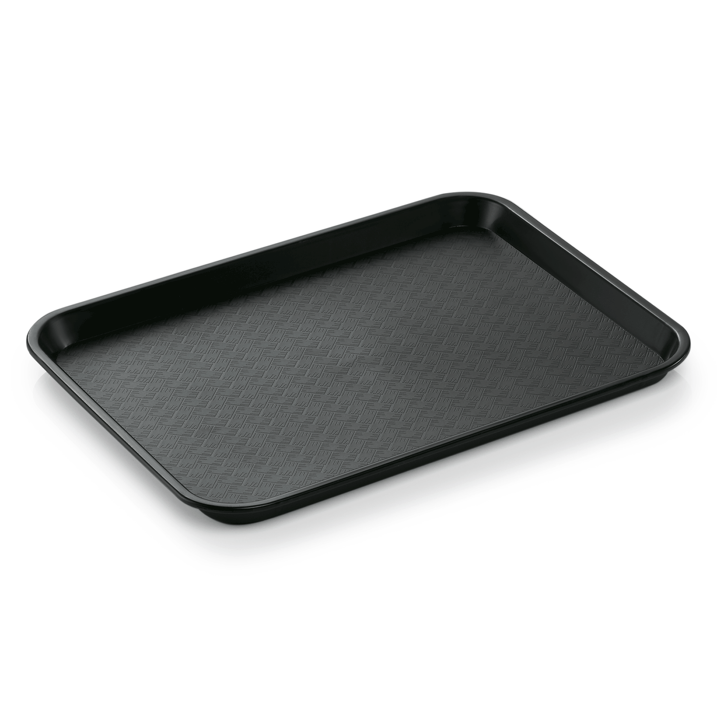 Fast Food Tablett GN 1/2, 32,5 x 26,5 x 2 cm, schwarz, Polypropylen 