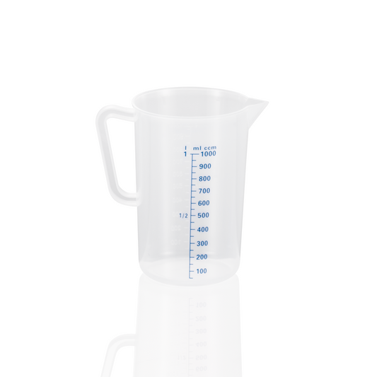 Messbecher, Ø 11,5 cm, 1 ltr., mit 50 ml Skalierung, Polypropylen 