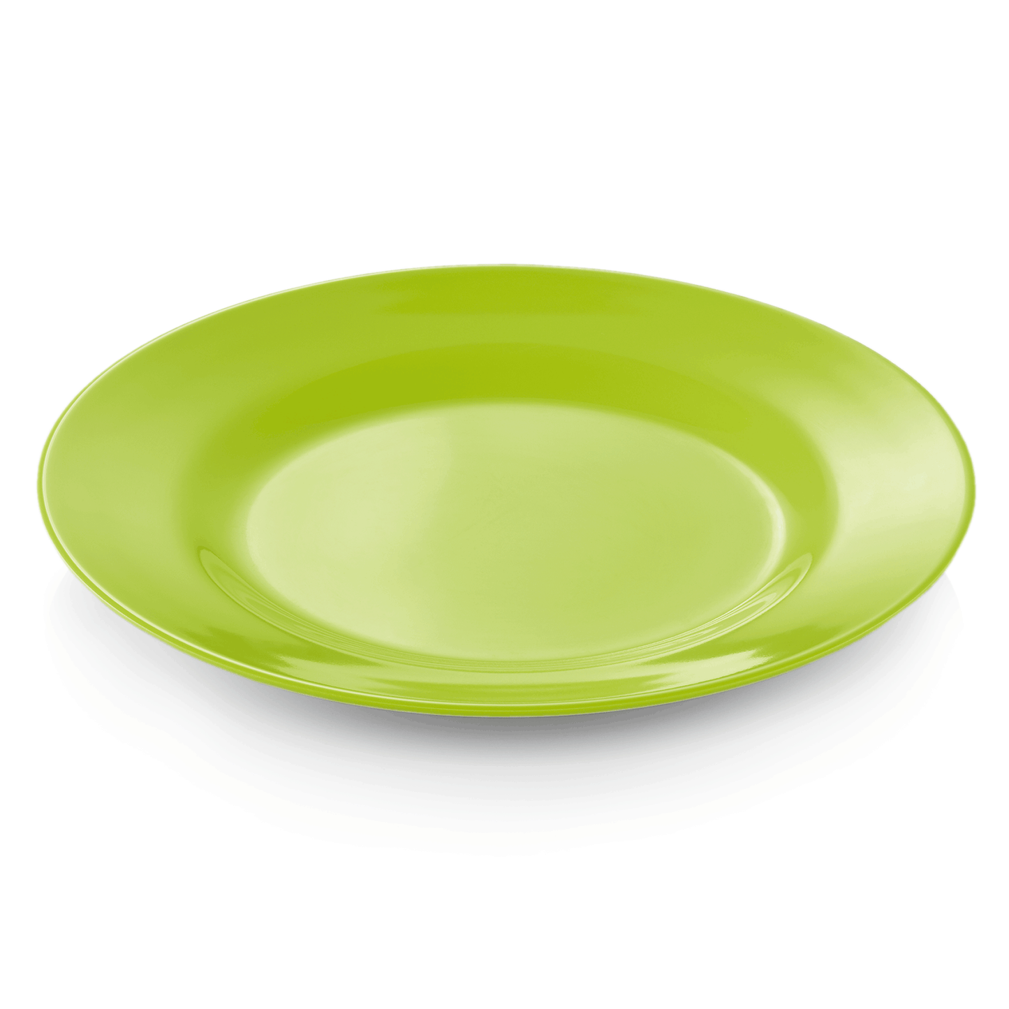 Teller, flach, Ø 23 cm, grün, Set á 12 Stück, Melamin  
