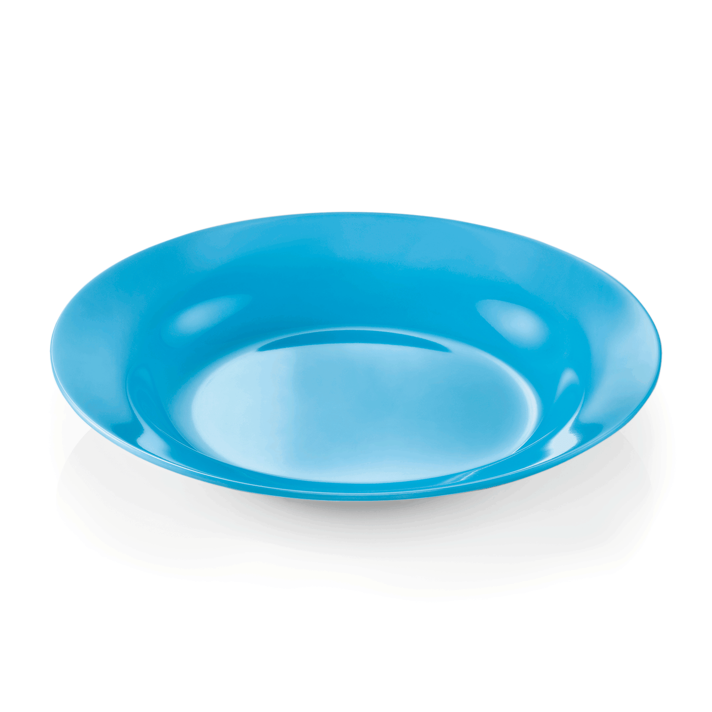 Teller Set, tief, Ø 20 cm, blau, Set á 12 Stück, Melamin  