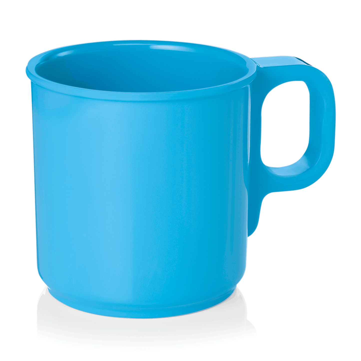 Becher Set, 250 ml, blau, Set á 12 Stück, Melamin  