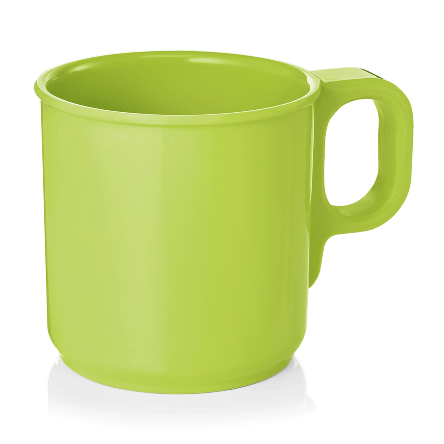 Becher Set, 250 ml, grün, Set á 12 Stück, Melamin  