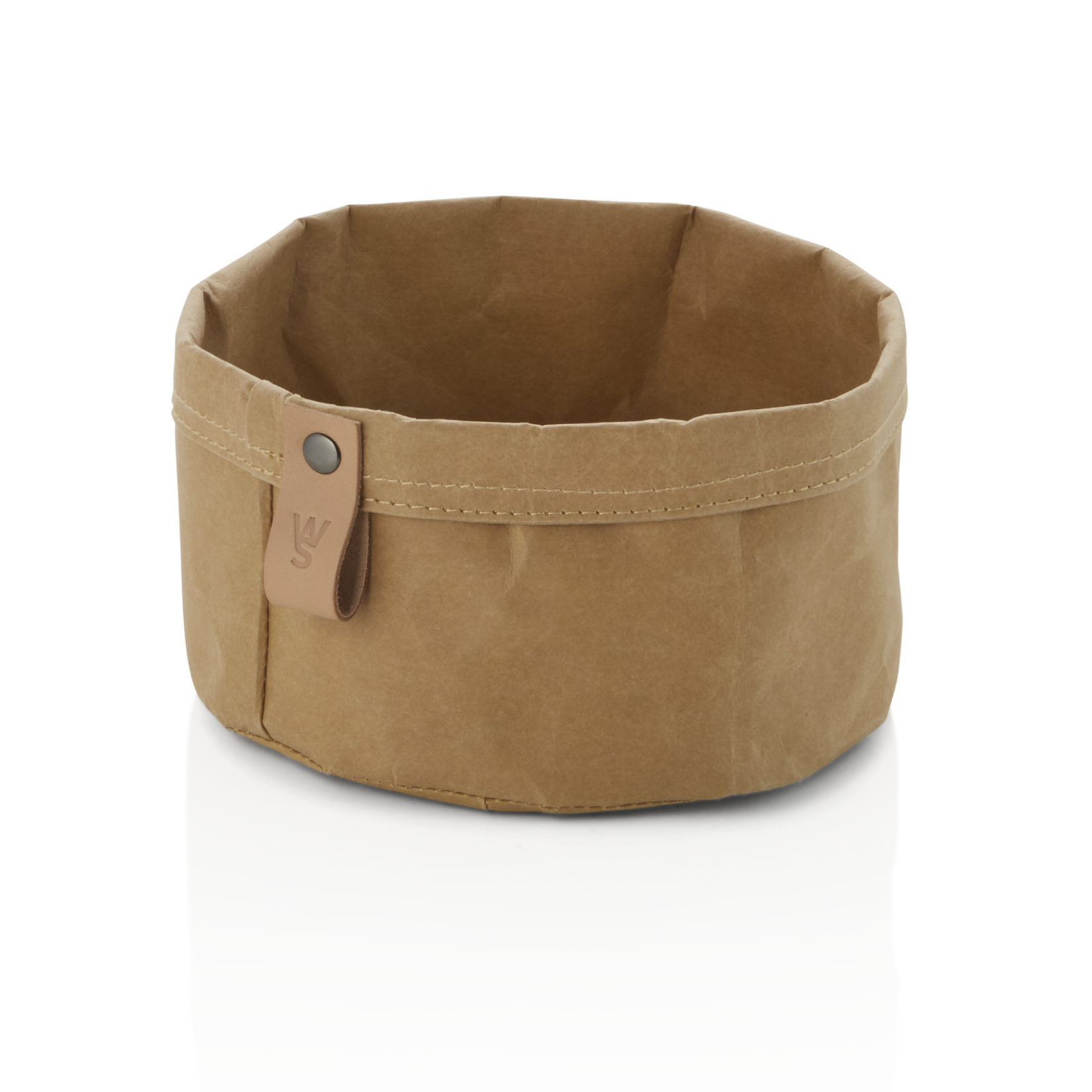Brottasche Craft & Crumble, Ø 17 cm, Höhe 11 cm, khaki, Kraft Paper 