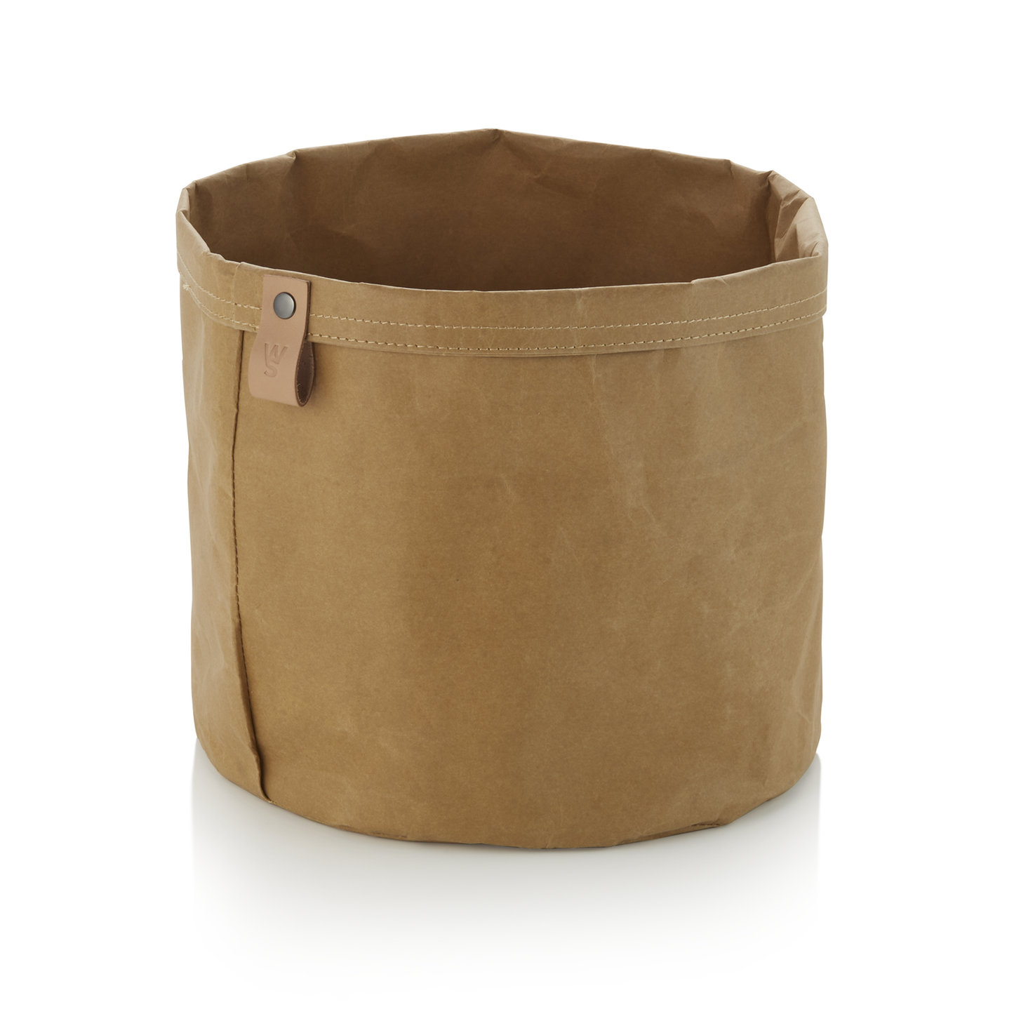 Brottasche Craft & Crumble, Ø 24 cm, Höhe 24 cm, khaki, Kraft Paper 
