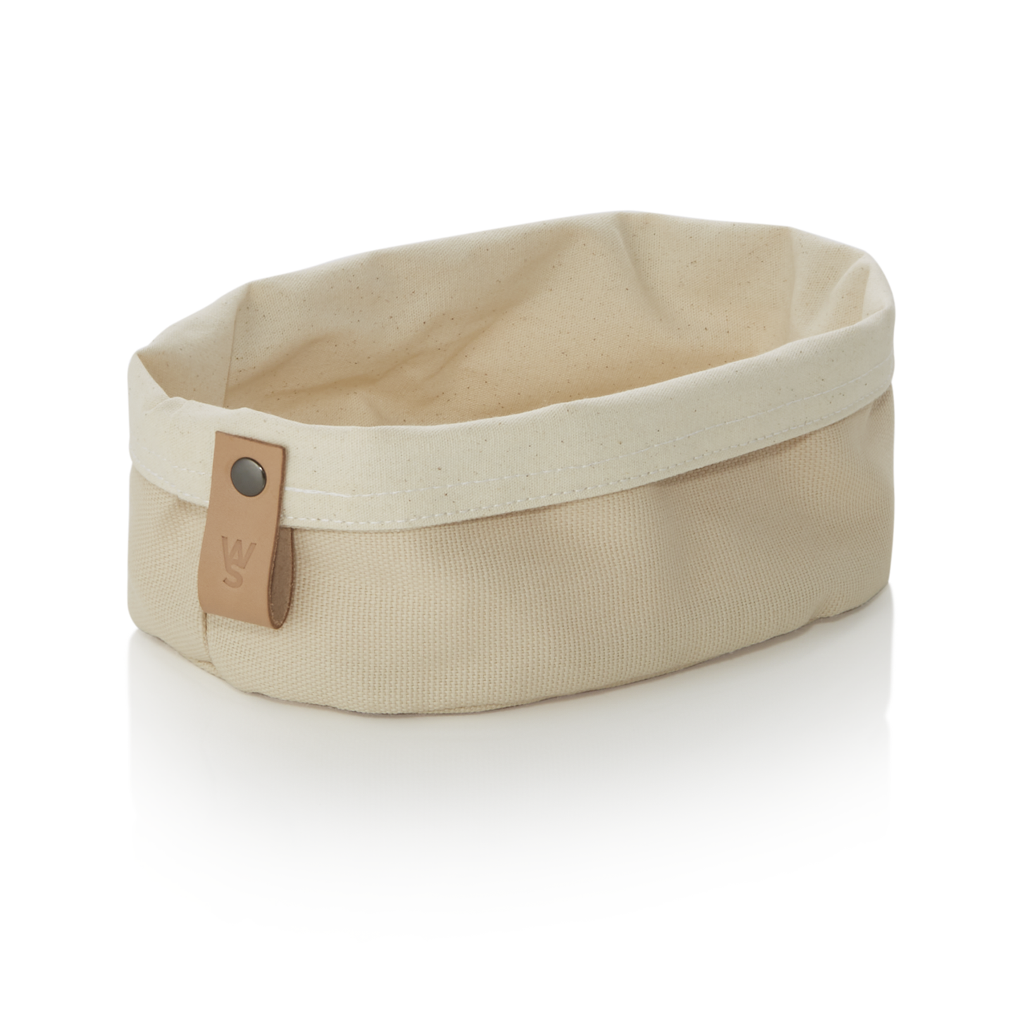 Brottasche Flip Cotton, 19 x 15 x 10 cm, cream, Canvas 