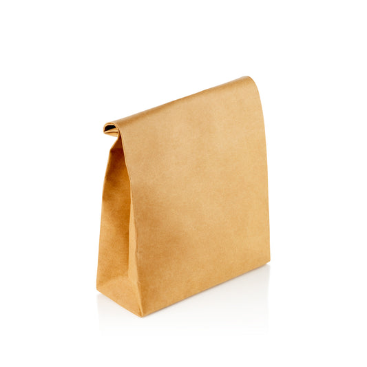 Lunchbag Set, mit Verschluss, 30 x 20 x 8 cm, Set á 2 Stück, Papier  