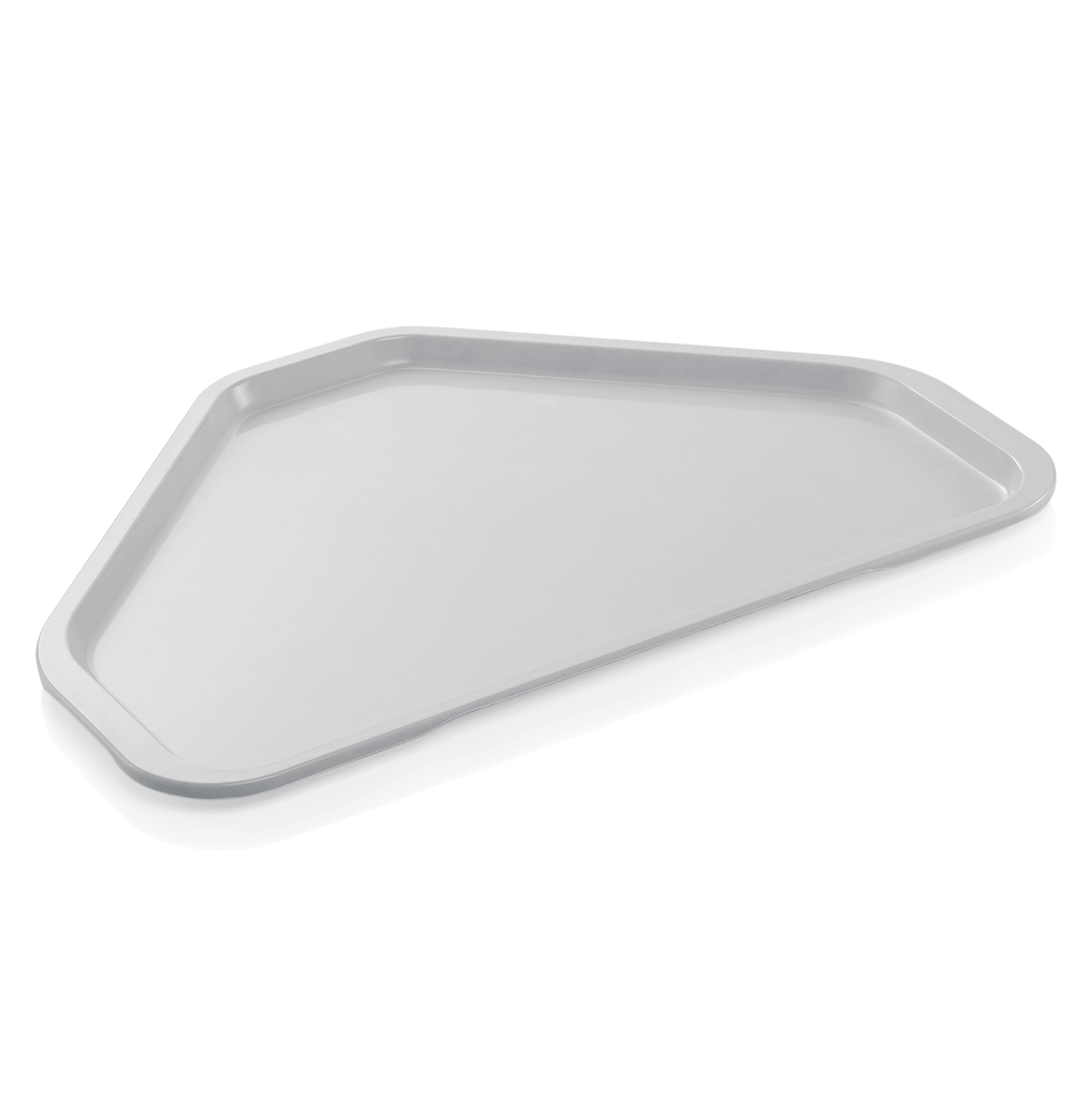 Trapeztablett Tray 96, 48 x 34 cm, lichtgrau, Polyesterfaserstoff 