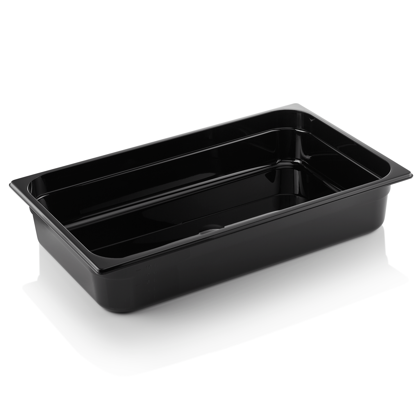 GN Behälter 1/1 GN 96 Black, 100 mm, schwarz, Polycarbonat 