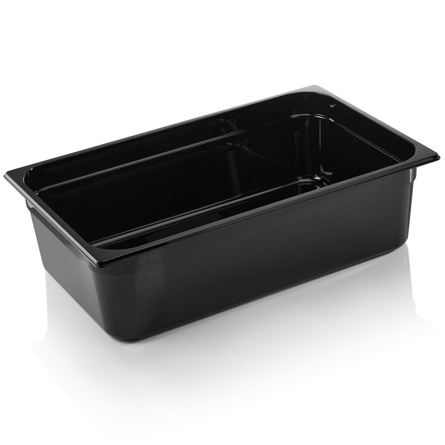 GN Behälter 1/1 GN 96 Black, 150 mm, schwarz, Polycarbonat 