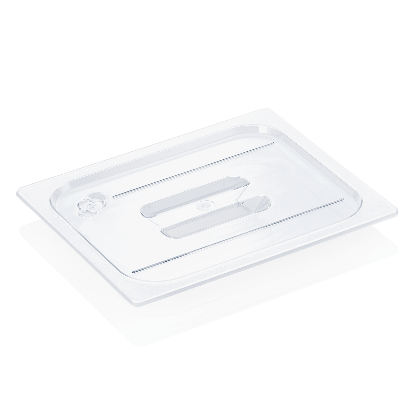GN Deckel 1/2 GN 96 Black, Transparent, Polycarbonat 
