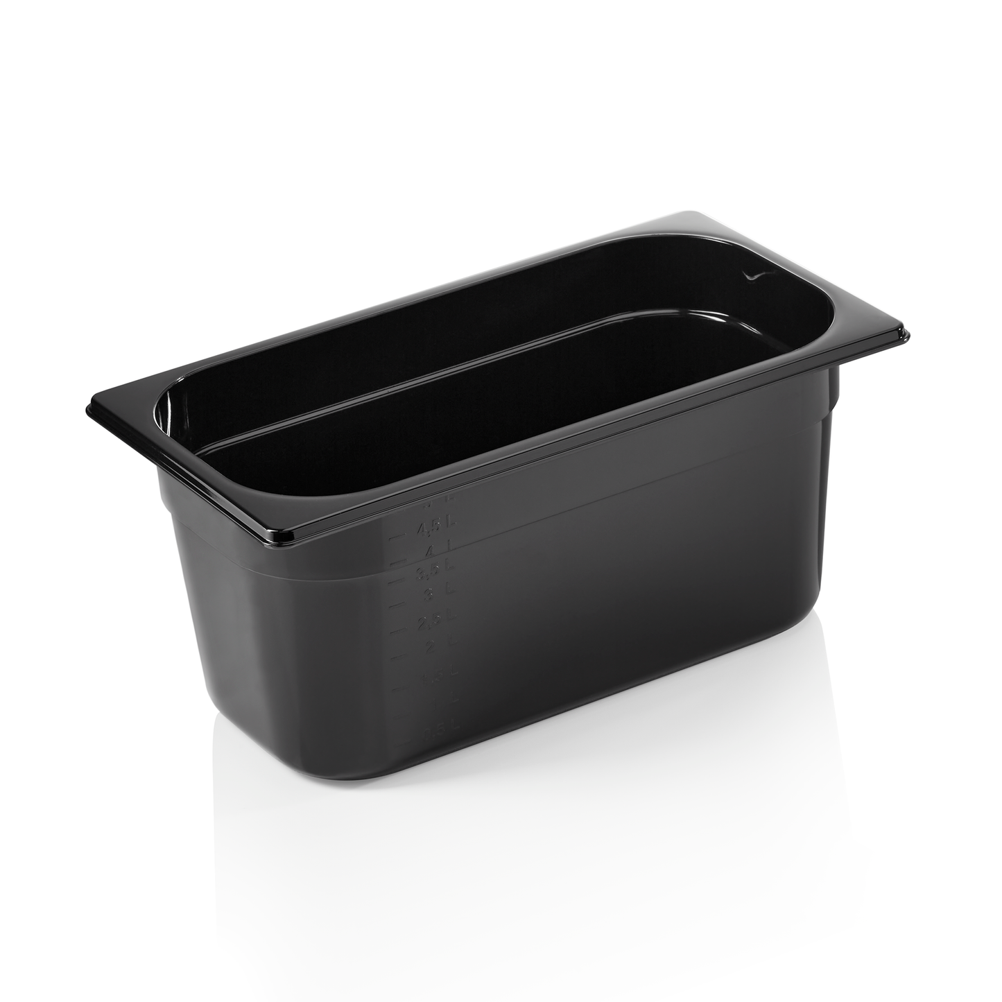 GN Behälter 1/3 GN 96 Black, 150 mm, schwarz, Polycarbonat 