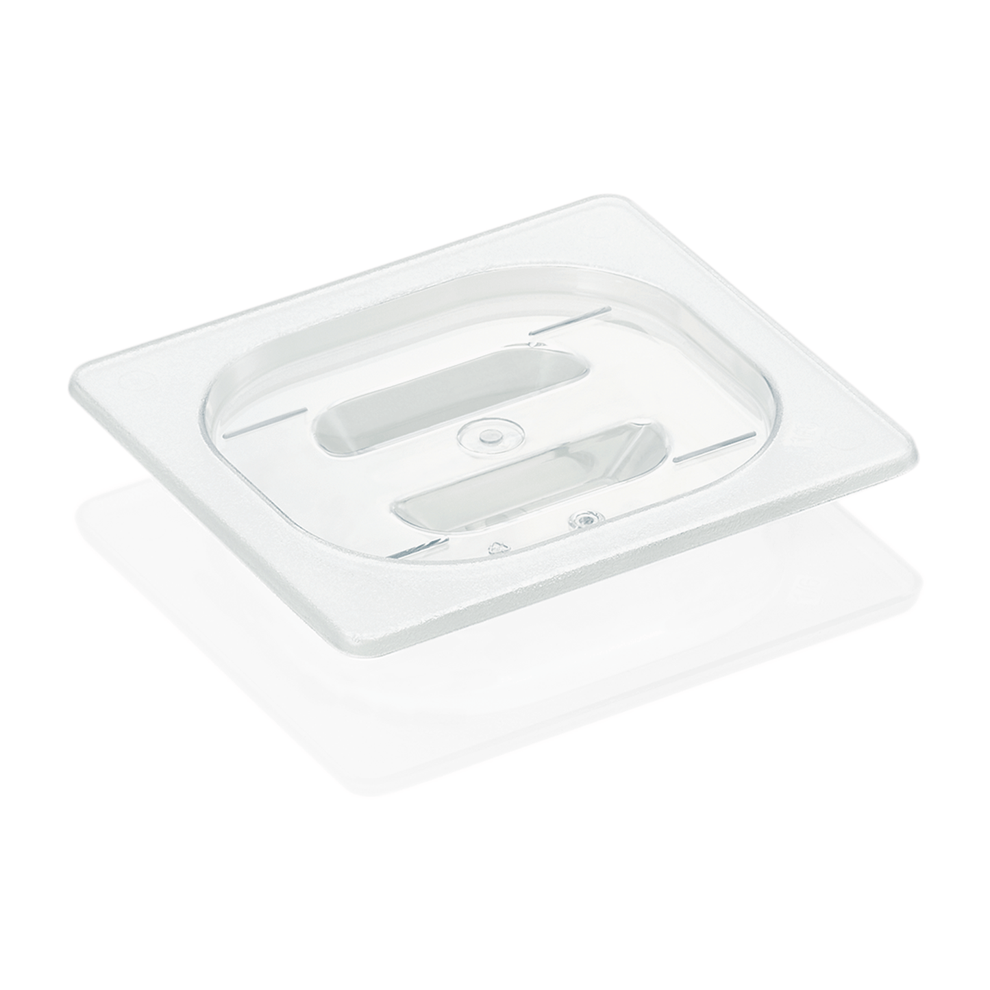 GN Deckel 1/6 GN 96 Black, Transparent, Polycarbonat 