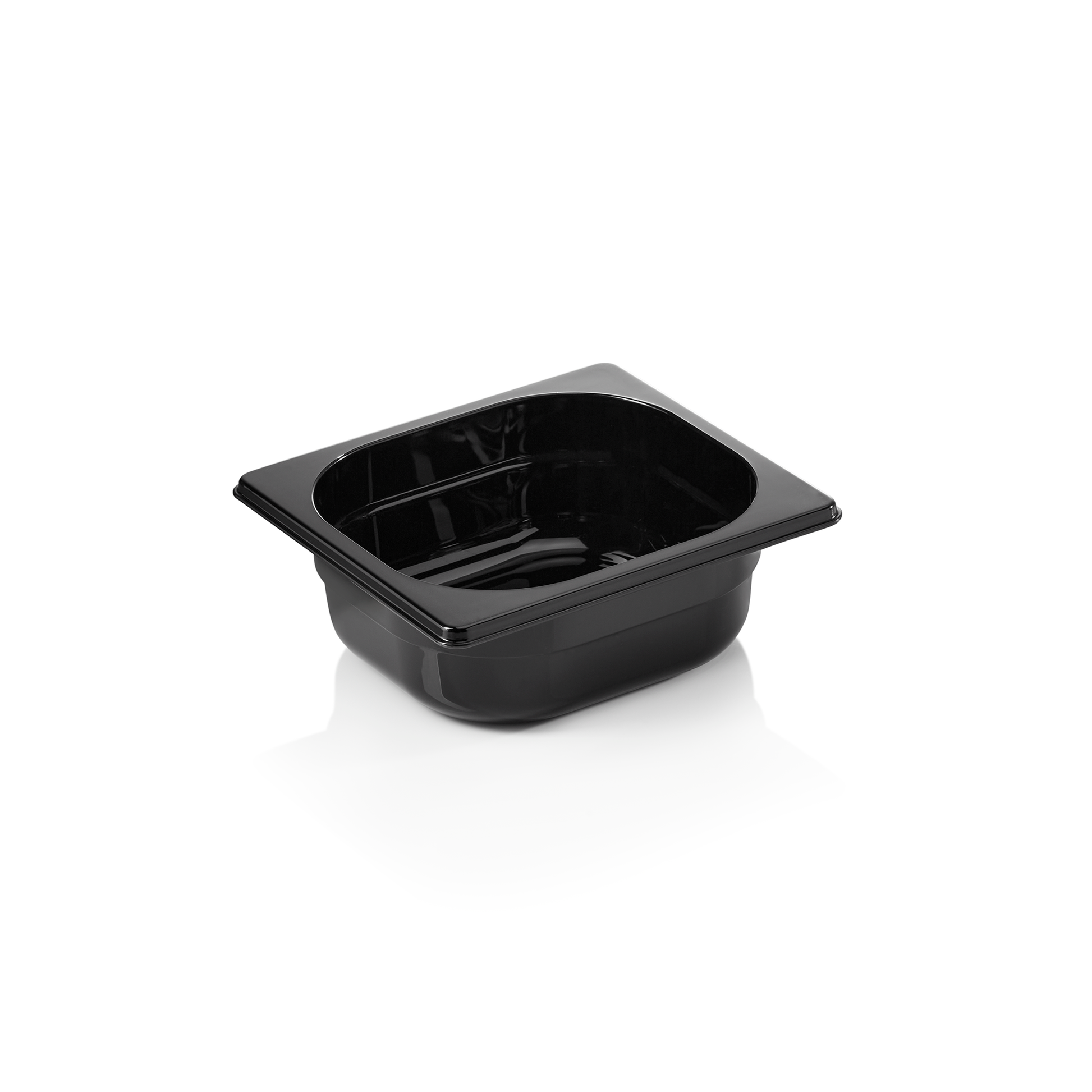 GN Behälter 1/6 GN 96 Black, 65 mm, schwarz, Polycarbonat 