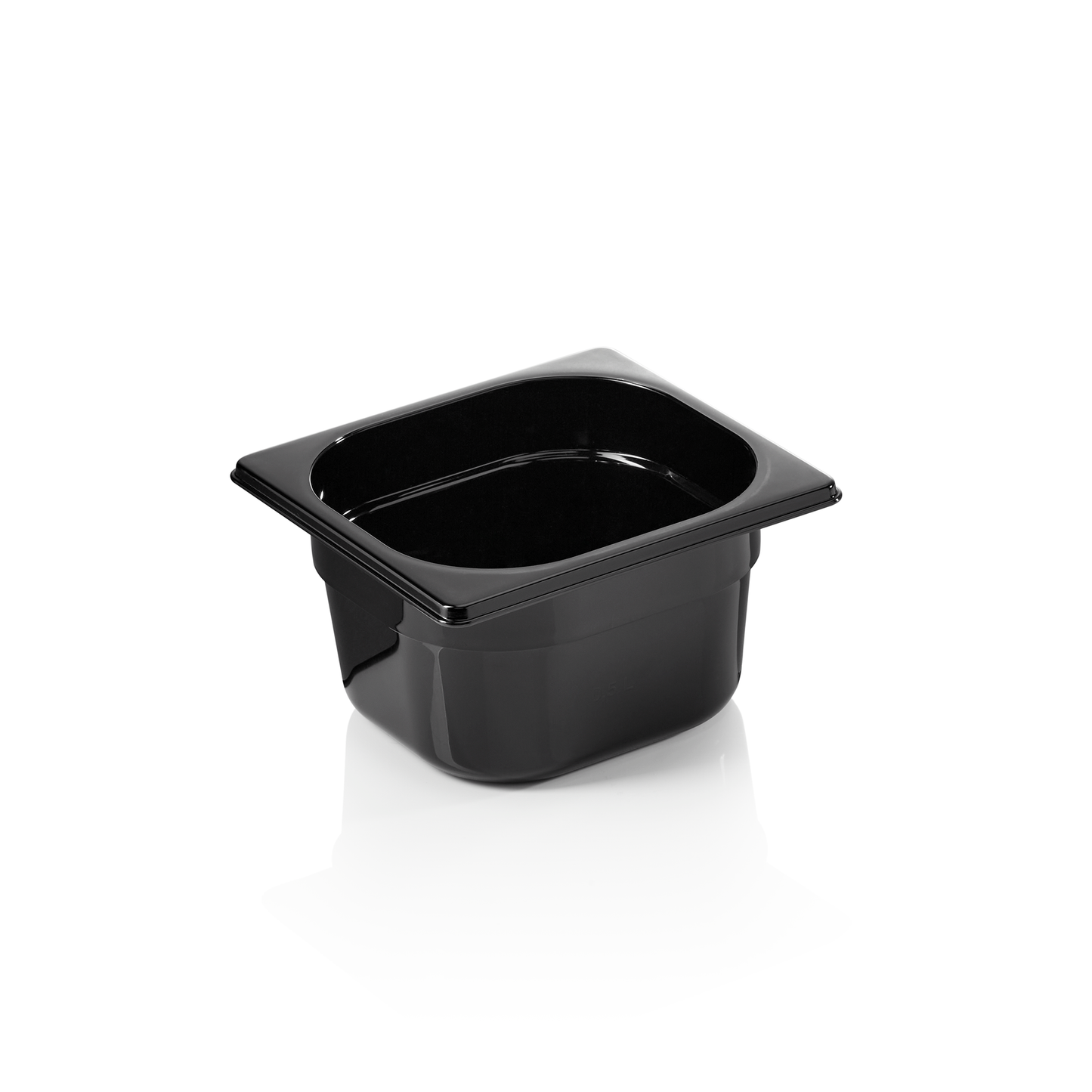 GN Behälter 1/6 GN 96 Black, 100 mm, schwarz, Polycarbonat 
