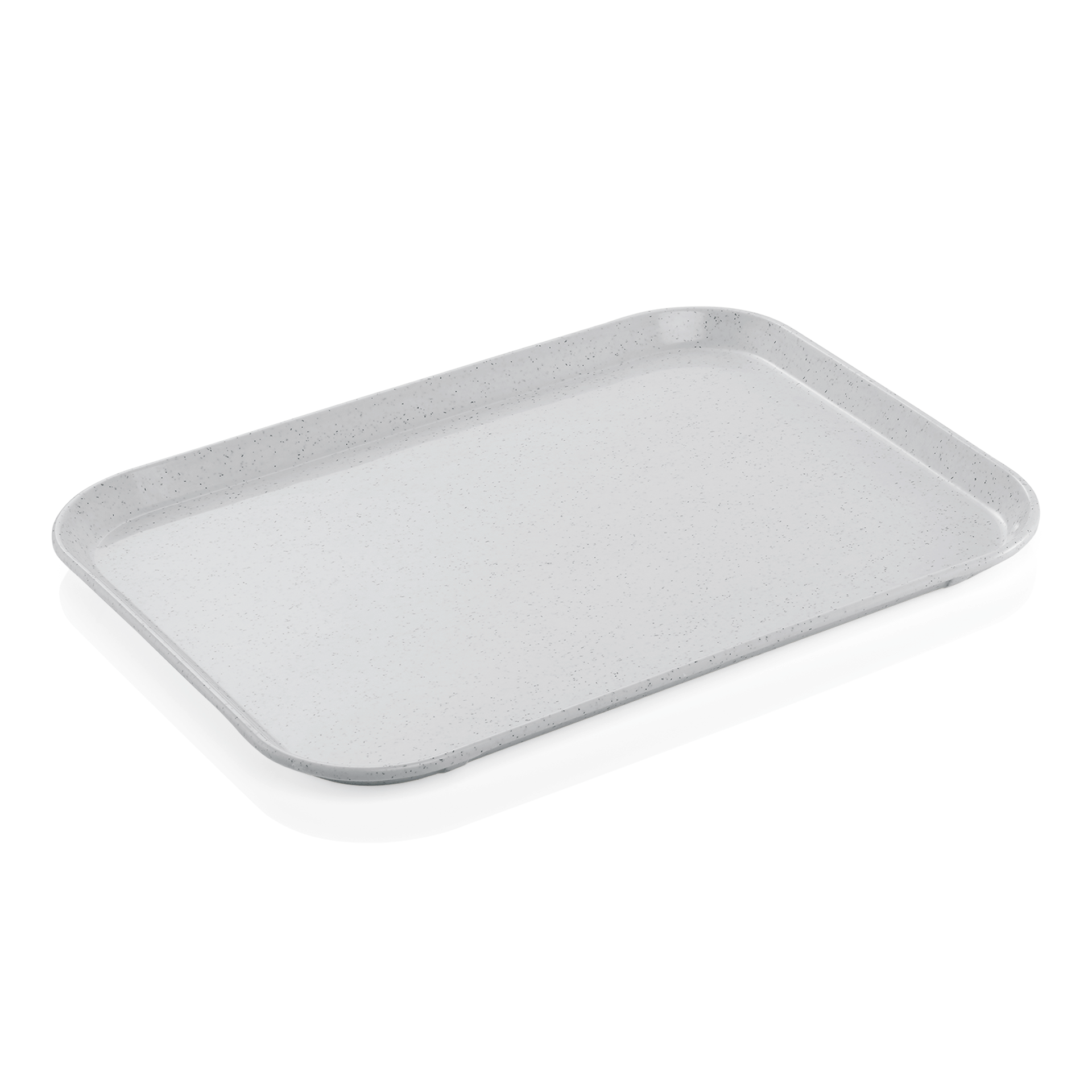 Tablett Tray 97, 45,5 x 35,5 cm, hellgrau, Polyesterfaserstoff 