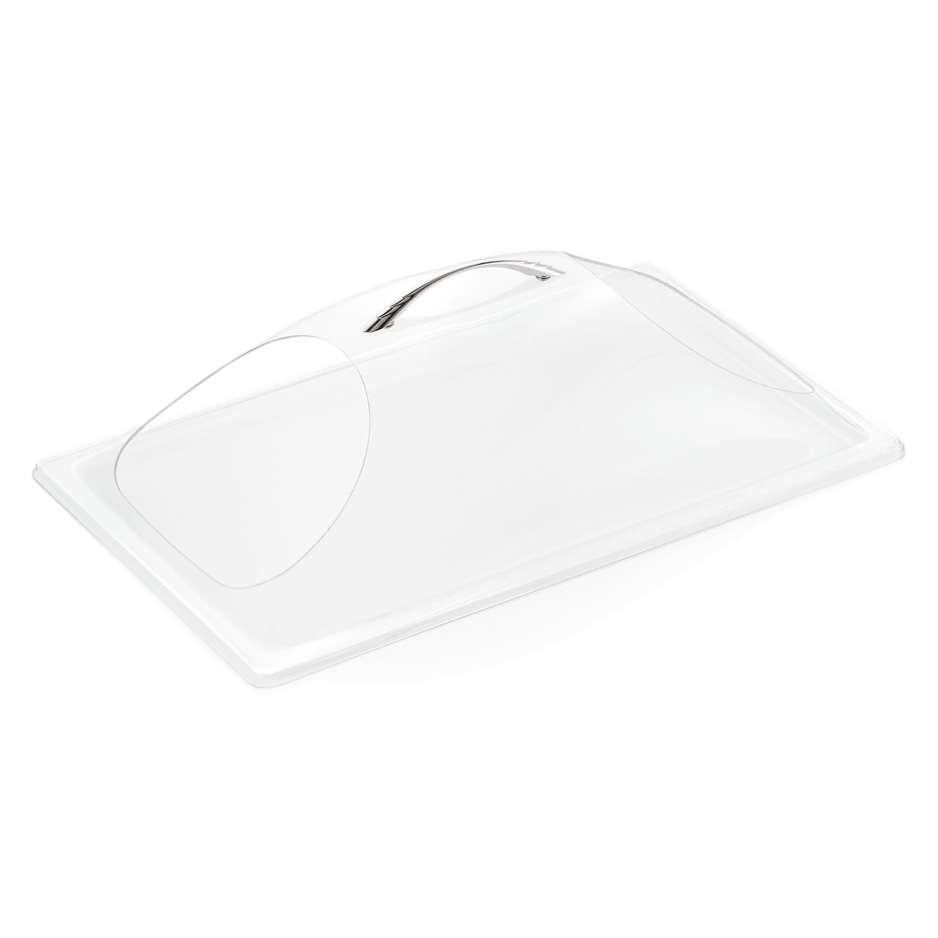 Kuppelhaube GN 1/1, 2 Seitenausschnitte, Polycarbonat 