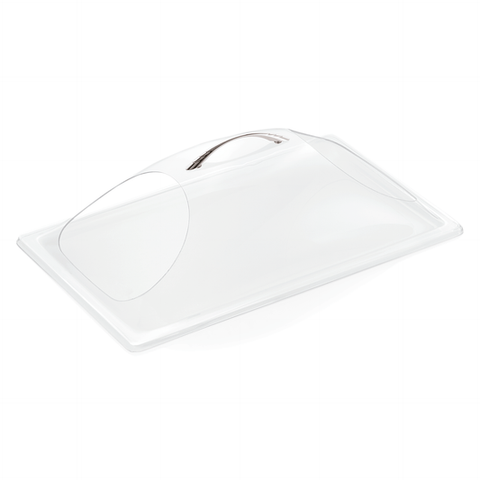 Kuppelhaube GN 1/1, 2 Seitenausschnitte, Polycarbonat 