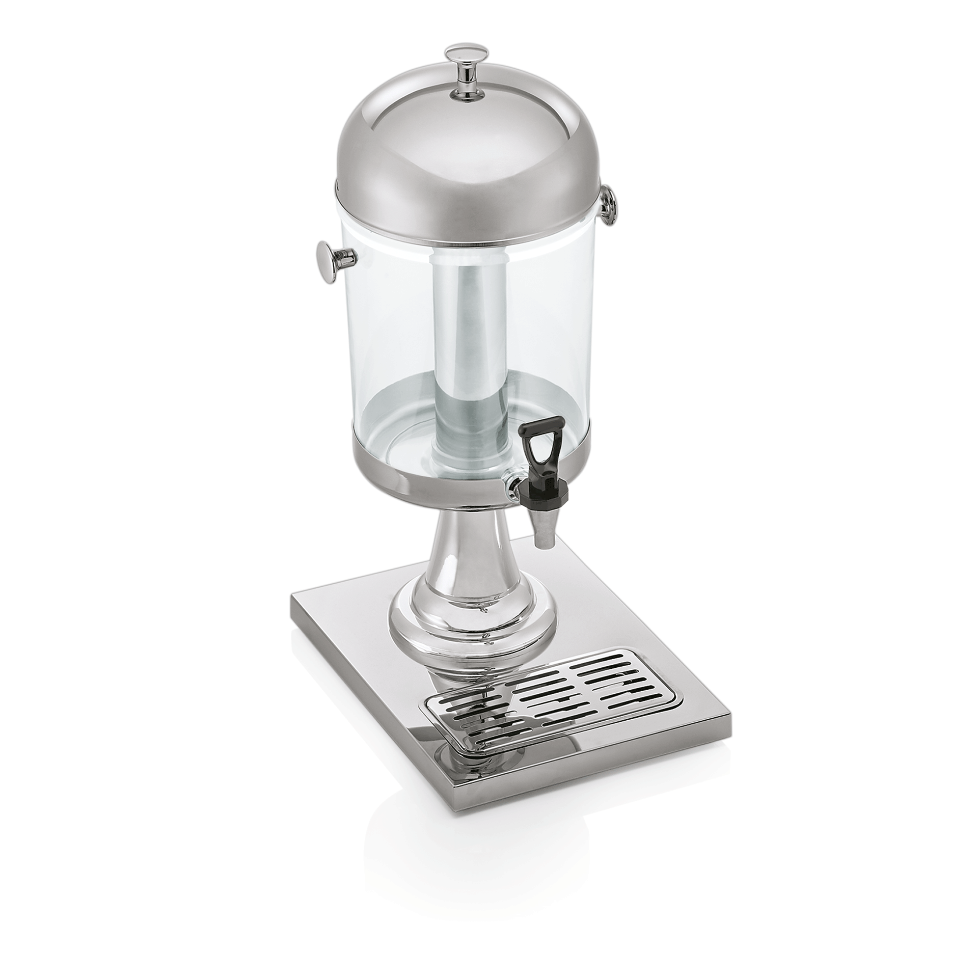 Getränkedispenser, 8,5 ltr., 26 x 35 x 58 cm, Chromnickelstahl, Polycarbonat 