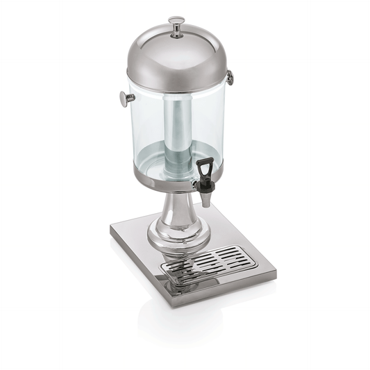 Getränkedispenser, 8,5 ltr., 26 x 35 x 58 cm, Chromnickelstahl, Polycarbonat 