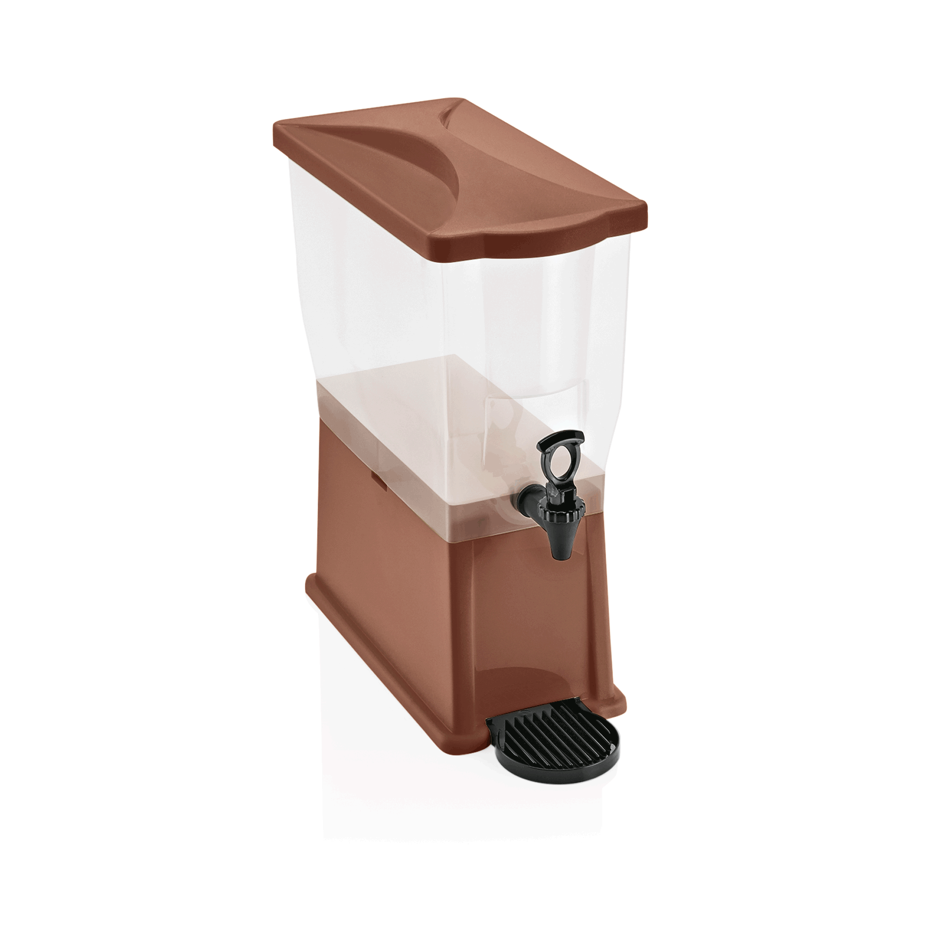 Getränkedispenser, 14 ltr., 41,5 x 20,5 x 52,5 cm, braun, Polypropylen 