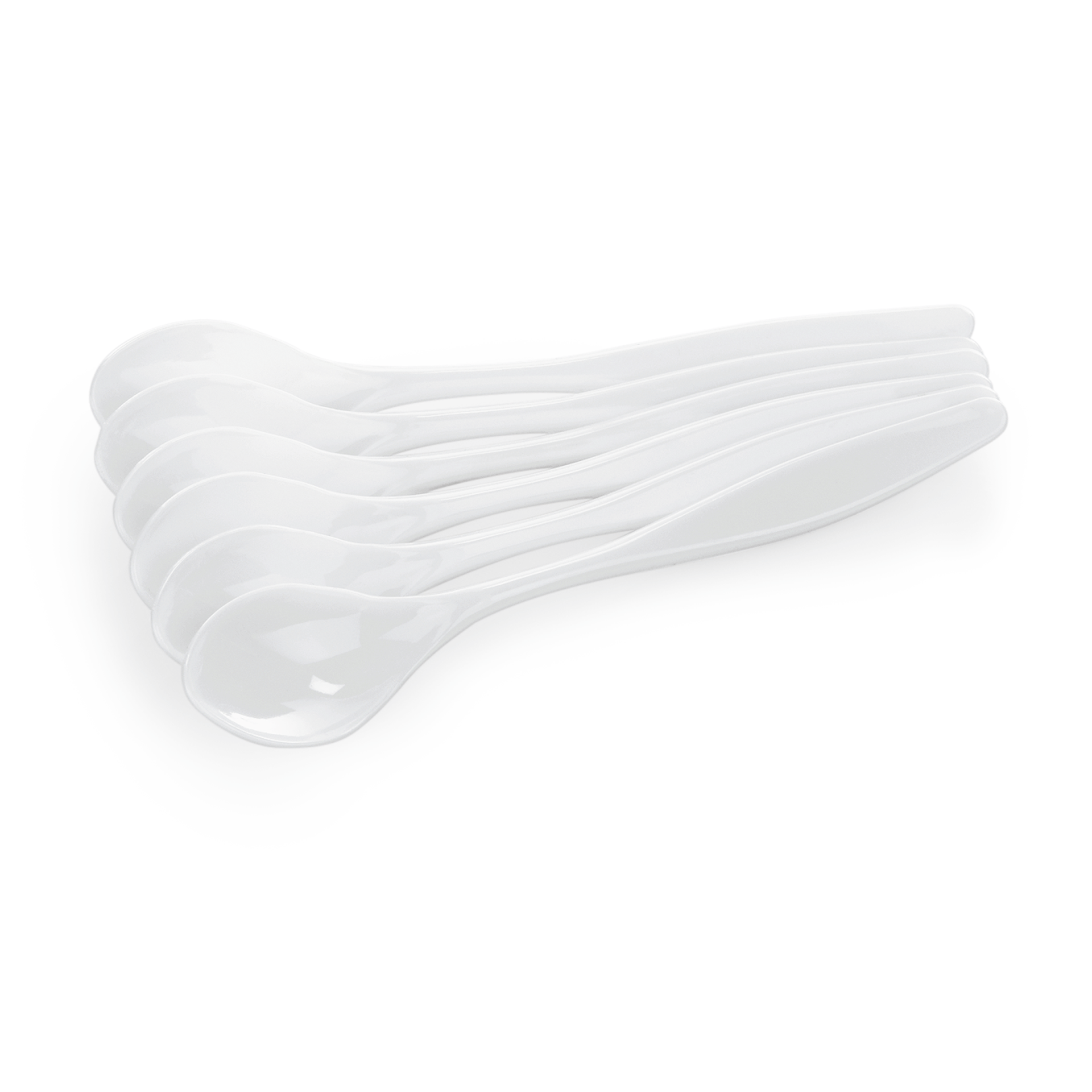 Eierlöffel Set, 14 cm, Set á 6 Stück, Polystyrol  