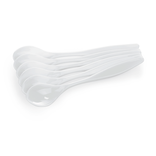 Eierlöffel Set, 14 cm, Set á 6 Stück, Polystyrol  