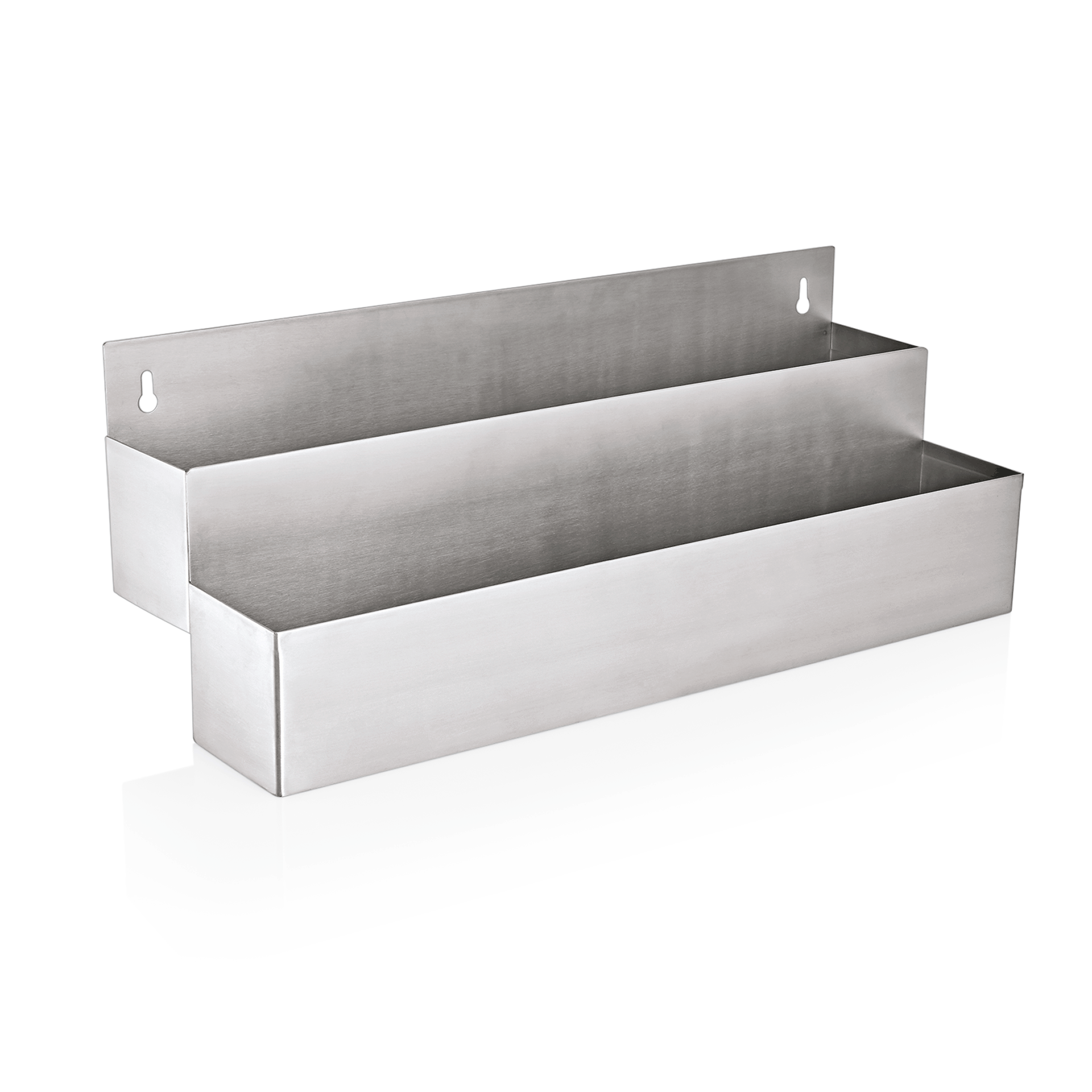Flaschenregal, 2-stufig, für 12 Flaschen von 9994, Chromnickelstahl 