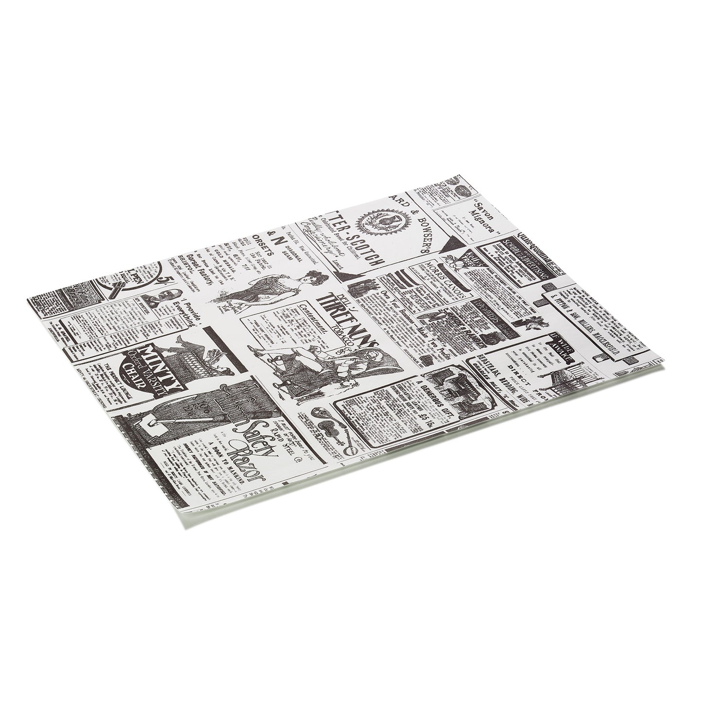 Burgerpapier Times White Set WRAP & GO, 28 x 34 cm, Set á 1000 Stück, Fettpapier 