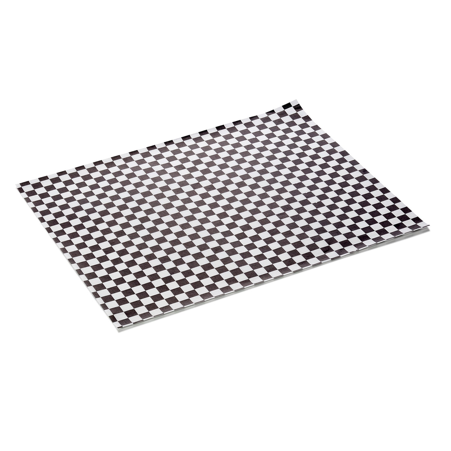 Burgerpapier Schwarz Weiss Set WRAP & GO, 28 x 34, Set á 1000 Stück, Fettpapier 