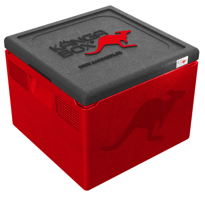 Kängabox Easy rot