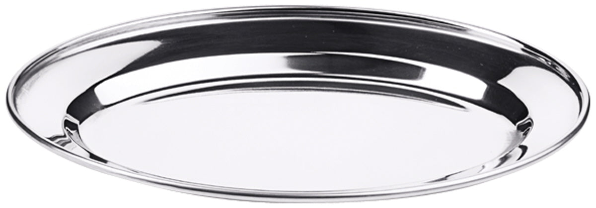 Bratenplatte, oval, flach 25 cm / 18 cm