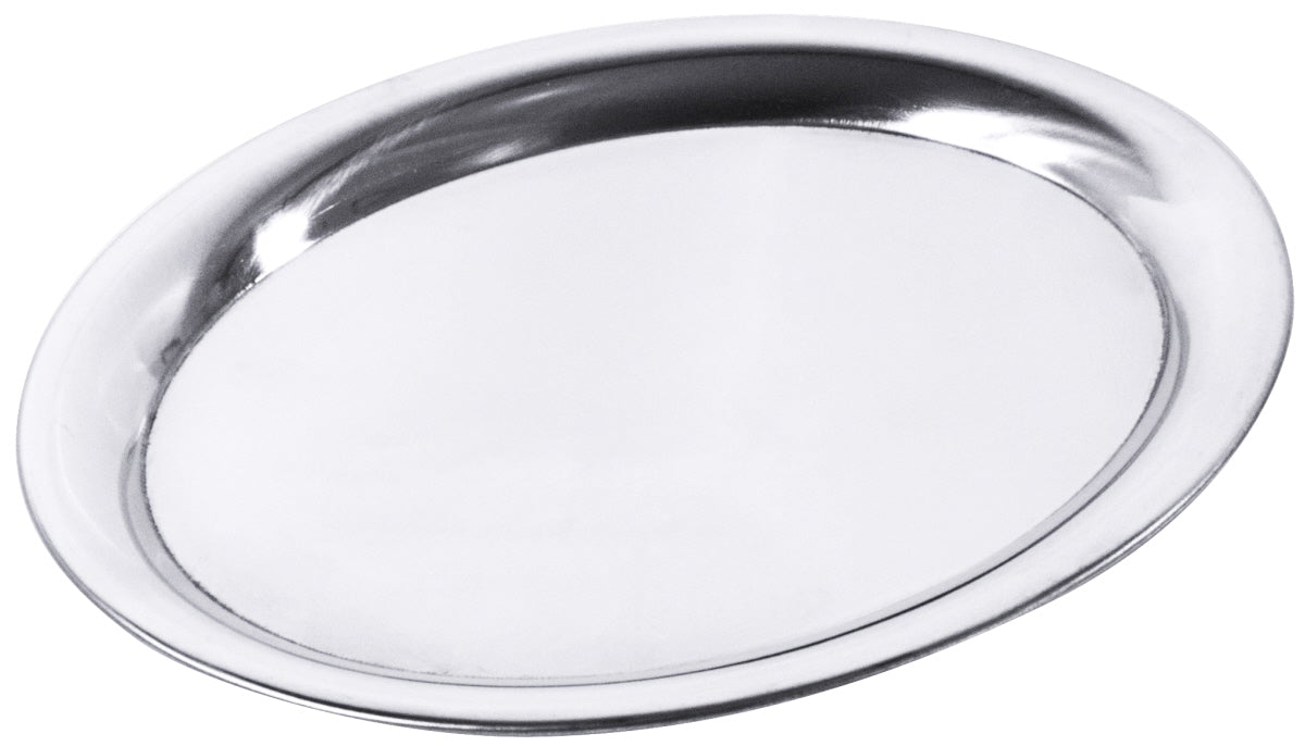 Serviertablett, oval, Edelstahl, Größe wählbar