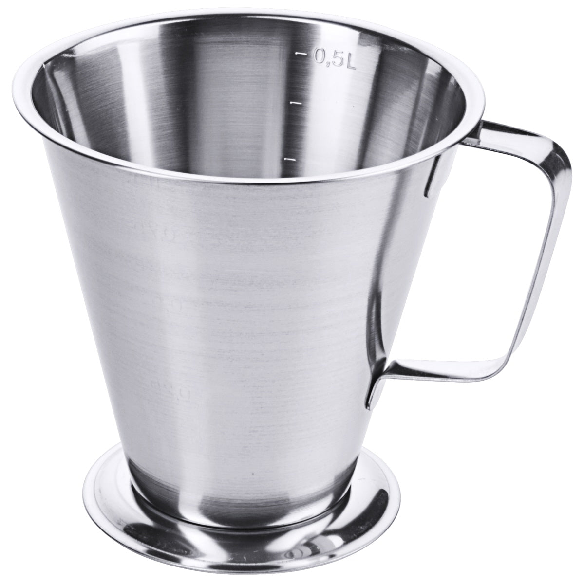 Messbecher mit Fuß 0,5 l