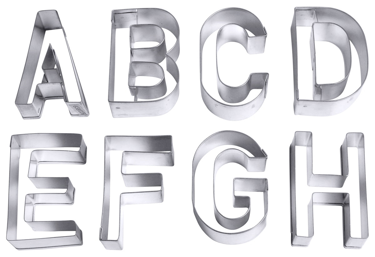 Ausstecher 'Buchstaben', groß