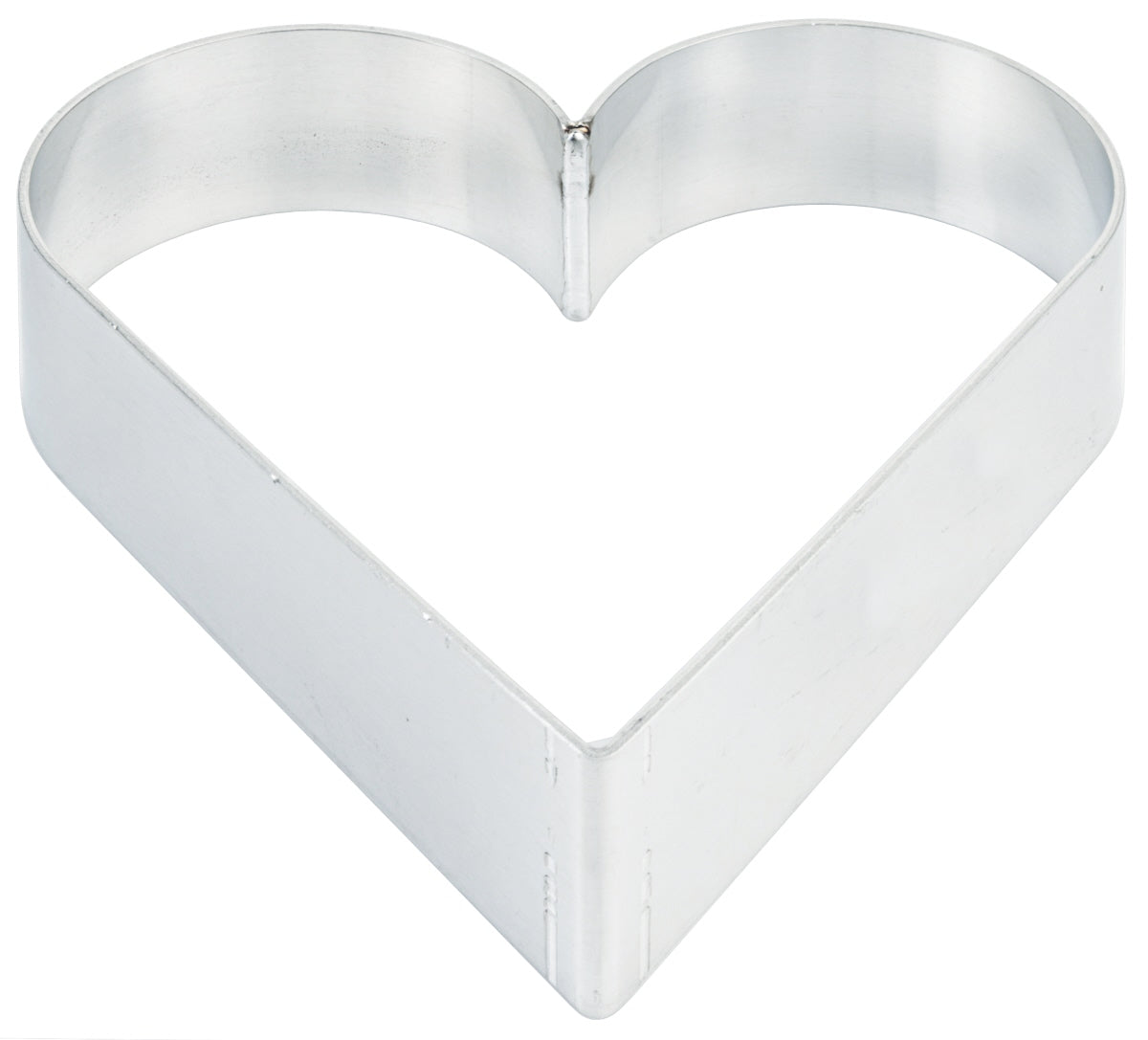Tortenring, Herzform, 2 mm starkem Aluminium, Größe wählbar