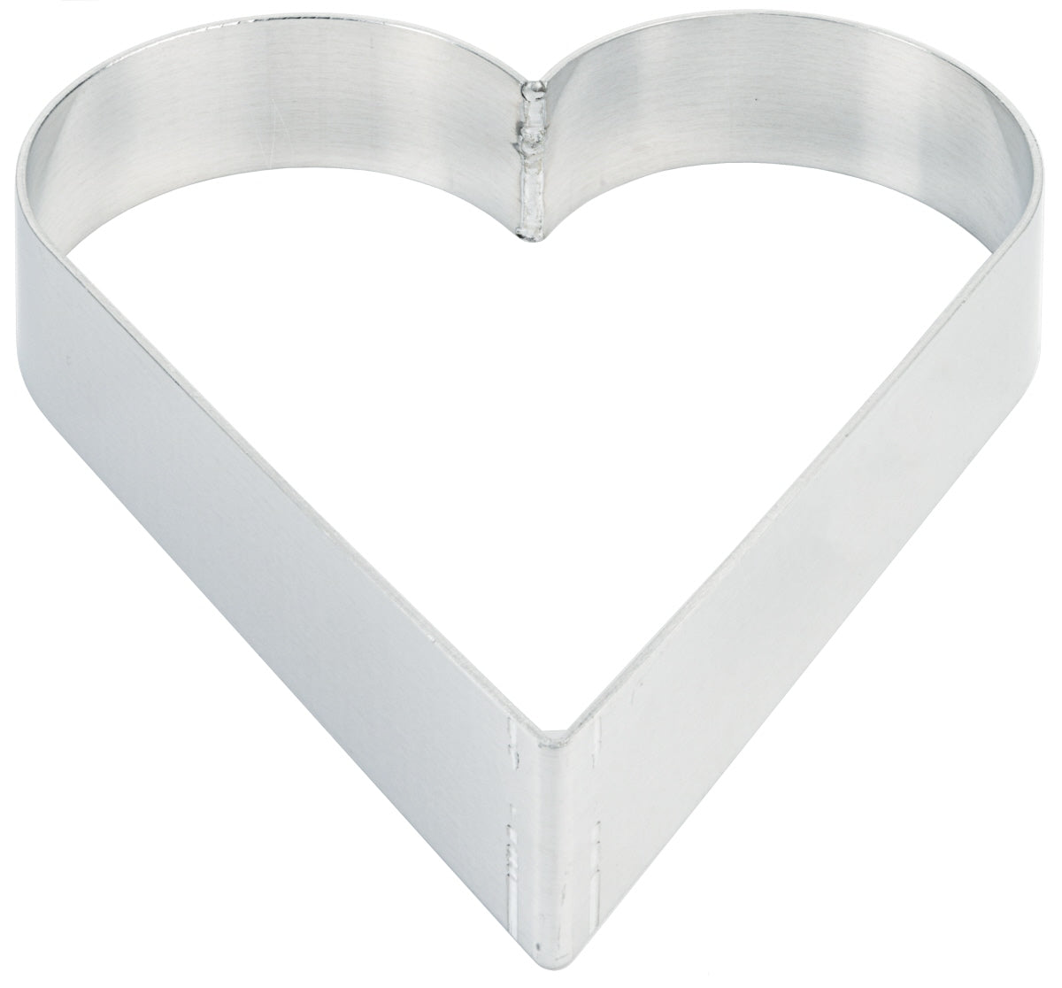 Tortenring, Herzform, 2 mm starkem Aluminium, Größe wählbar