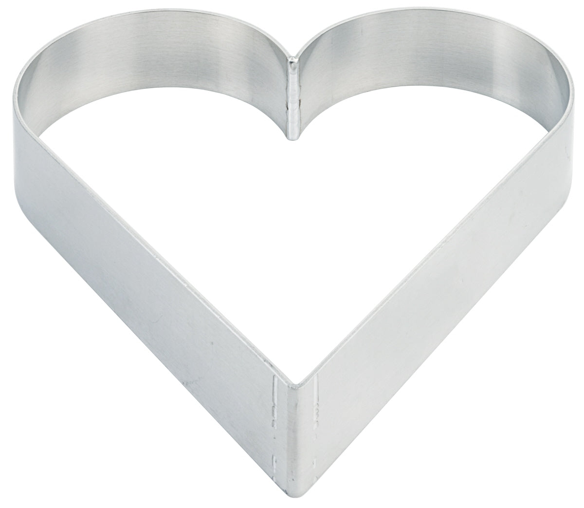Tortenring, Herzform, 2 mm starkem Aluminium, Größe wählbar