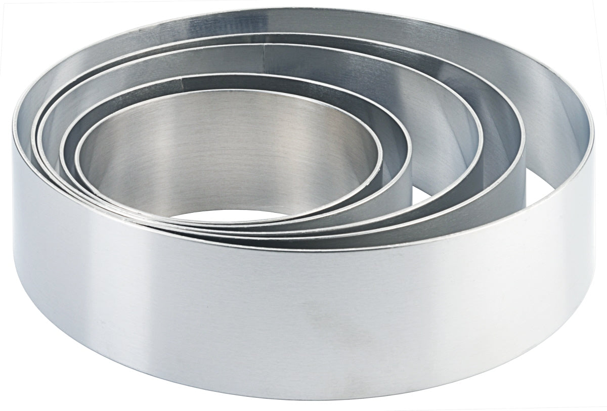Tortenring, 2 mm starkem Aluminium, Größe wählbar