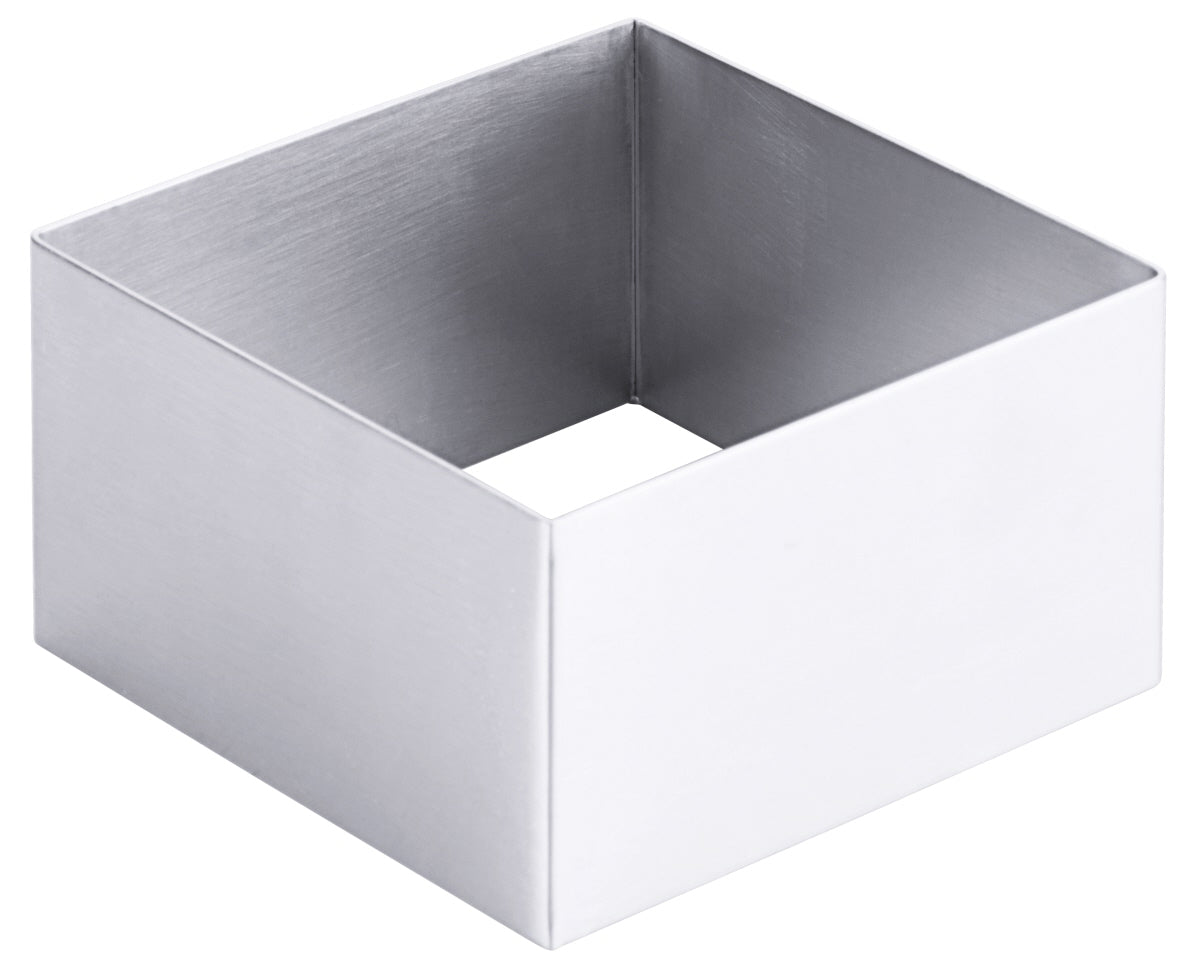 Schaumspeisenform, rechteckig, Edelstahl 18/10, Größe wählbar