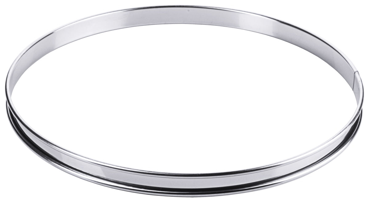 Tortenbodenring, flach, Edelstahl 18/0, Größe wählbar