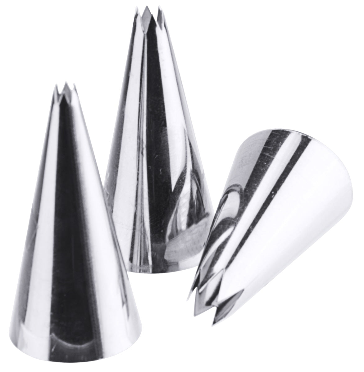 Stern-Garniertülle, 6-zackig 2 mm / 4 cm