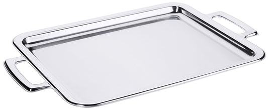 Tablett, rechteckig, Edelstahl 18/10, Größe wählbar